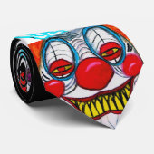HALLOWEEN MONSTER CLOWNS stropdas (Opgerold)
