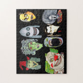 HALLOWEEN MONSTER COLLAGE LEGPUZZEL (Verticaal)