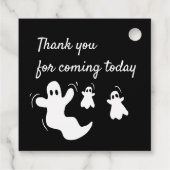 Halloween Monster Cookie Kinder Party dank u Bedankjes Labels (Achterkant)