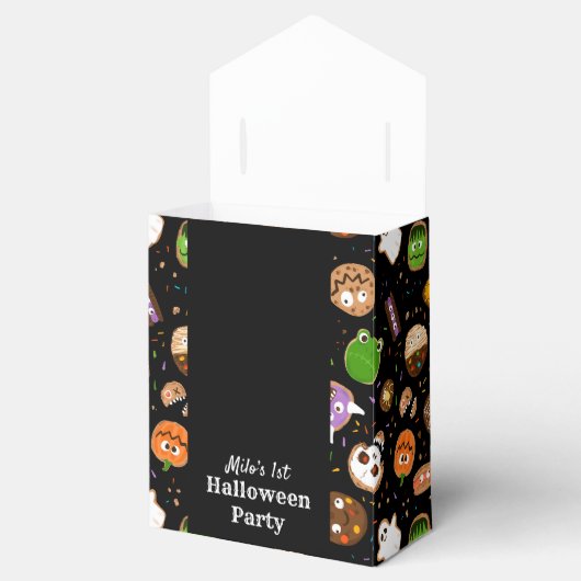 Halloween Monster Cookie leuk kinder feest Bedankdoosjes (Geopend)