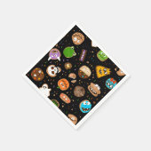 Halloween Monster Cookie leuk kinder feest Servet (Hoek)
