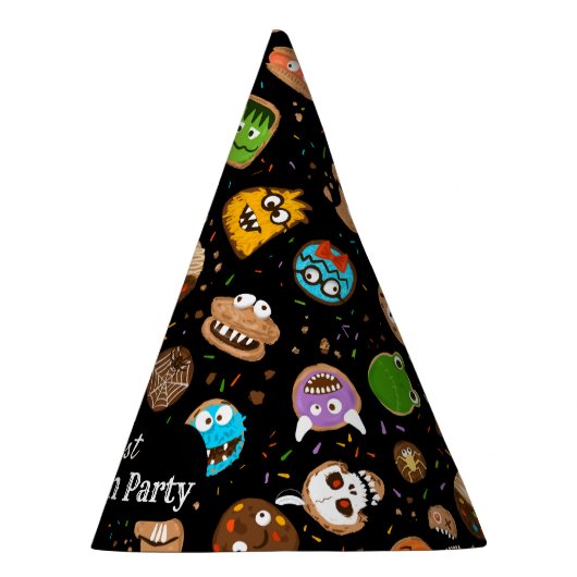 Halloween Monster Cookie leuk kinder Feesthoedjes (Rechts)