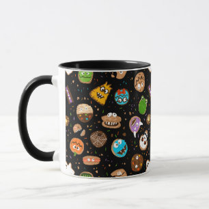 Halloween Monster Cookie leuke gezichten Mok