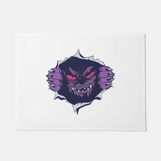 Halloween monster deurmat (Voorkant)