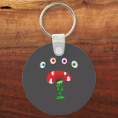 Halloween Monster Face Costume Cute Toddler Monste Sleutelhanger (Voorkant)