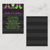 Halloween Monster Feet Books for Baby Informatiekaartje (Voorkant / Achterkant)