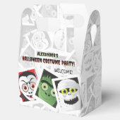 Halloween Monster Foto's Bedankdoosjes (Geopend)