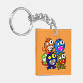 Halloween Monster Friends Sleutelhanger (Voorkant Links)