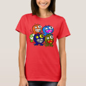 Halloween Monster Friends T-shirt (Voorkant)