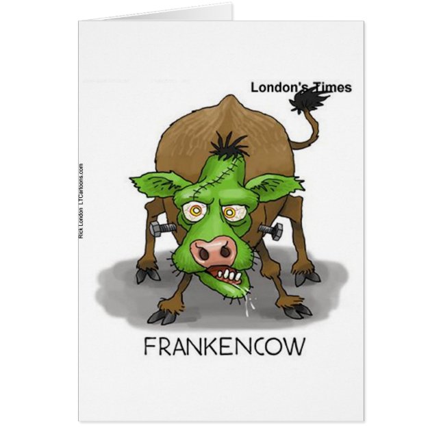 Halloween Monster Grappige Koe Cadeaus (Voorkant)