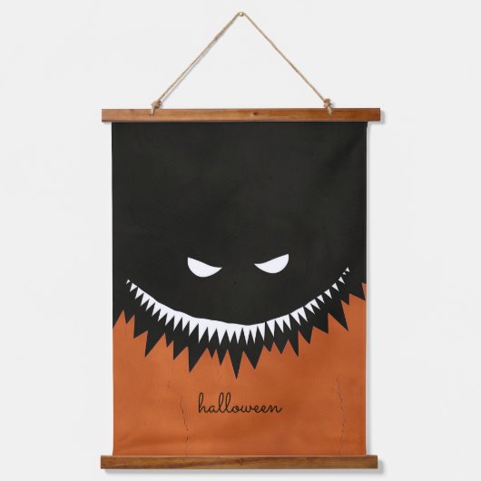 Halloween Monster Hangend Wandkleed (Voorkant)