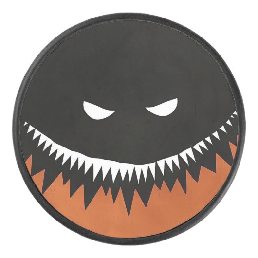 Halloween Monster Hockey Puck (Voorkant)