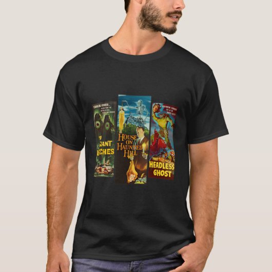 Halloween Monster Horror Film T-shirt (Voorkant)