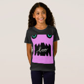 Halloween Monster Huge Teeth Boo T-shirt (Voorkant volledig)