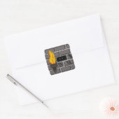 Halloween Monster in de Muren Sticker (Envelop)
