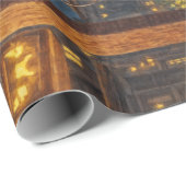 Halloween Monster Jack-o-Lantern & Bat Vixen Girl Cadeaupapier (Rol Hoek)