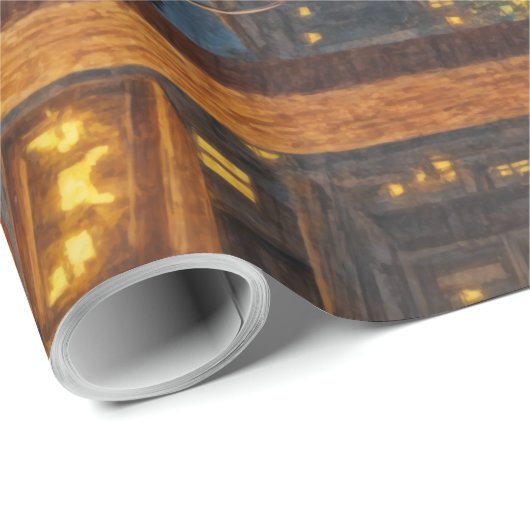 Halloween Monster Jack-o-Lantern & Bat Vixen Girl Cadeaupapier (Rol Hoek)