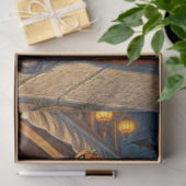 Halloween Monster Jack-o-Lantern & Bat Vixen Girl Tissuepapier (Geschenk)