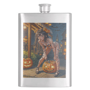 Halloween Monster Jack-o-Lantern & Vleermuis Vixen Flacon