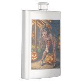 Halloween Monster Jack-o-Lantern & Vleermuis Vixen Flacon (Rechts)