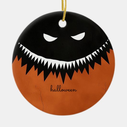 Halloween Monster Keramisch Ornament (Voorkant)