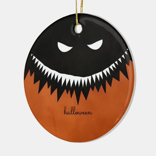 Halloween Monster Keramisch Ornament (Links)