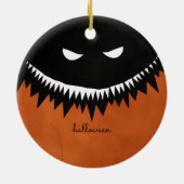 Halloween Monster Keramisch Ornament (Achterkant)