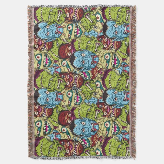 Halloween Monster Mash Deken (Voorkant Verticaal)