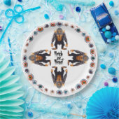 Halloween Monster Mash Gathering Papieren Bordje (Feest)