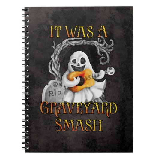 Halloween Monster Mash Ghost Graveyard Smash Notitieboek (Voorkant)