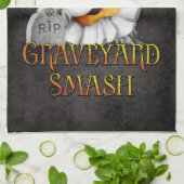 Halloween Monster Mash Ghost Graveyard Smash Theedoek (Gevouwen)