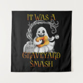 Halloween Monster Mash Ghost Graveyard Smash Wandkleed (Voorkant)
