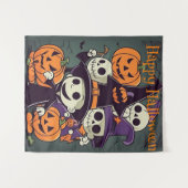 Halloween Monster Mash, Halloween Party Decor Wandkleed (Voorkant (horizontaal))