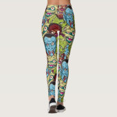 Halloween Monster Mash Leggings (Achterkant)