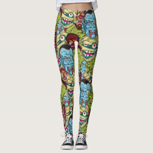 Halloween Monster Mash Leggings