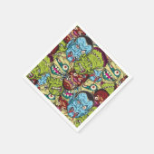 Halloween Monster Mash Servet (Hoek)