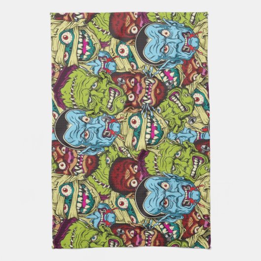 Halloween Monster Mash Theedoek (Verticaal)