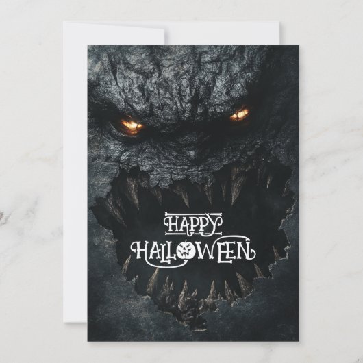 Halloween Monster Mouth Mayhem Kaart (Voorkant)