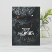 Halloween Monster Mouth Mayhem Kaart (Staand voorkant)
