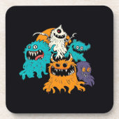 Halloween/Monster/Oktober/Herfst Bier Onderzetter (Voorkant)