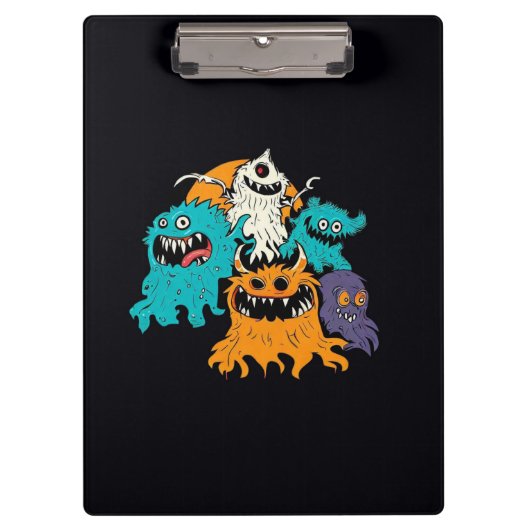 Halloween/Monster/Oktober/Herfst Klembord (Voorkant)