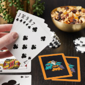 Halloween/Monster/Oktober/Herfst Pokerkaarten (Insitu)