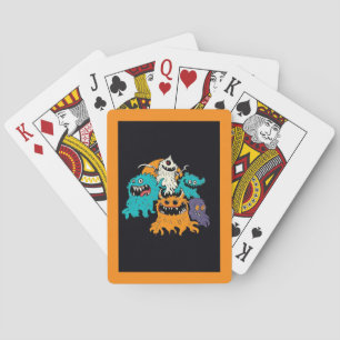 Halloween/Monster/Oktober/Herfst Pokerkaarten