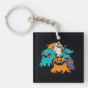 Halloween/Monster/Oktober/Herfst Sleutelhanger