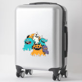 Halloween/Monster/Oktober/Herfst  Sticker (Koffer)