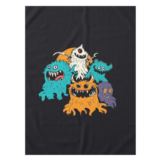 Halloween/Monster/Oktober/Herfst Tafelkleed (Voorkant)