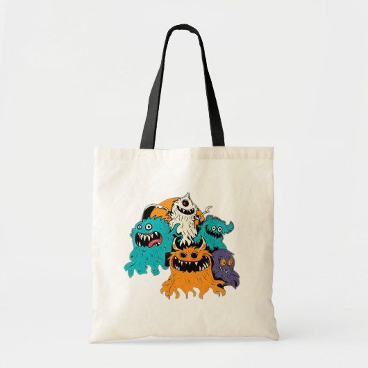 Halloween/Monster/Oktober/Herfst Tote Bag (Voorkant)
