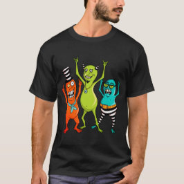Halloween Monster Party Tri-Blend Shirt