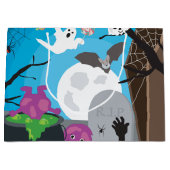Halloween Monster Scene Groot Cadeauzakje (Voorkant)