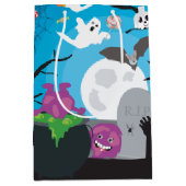 Halloween Monster Scene Medium Cadeauzakje (Voorkant)